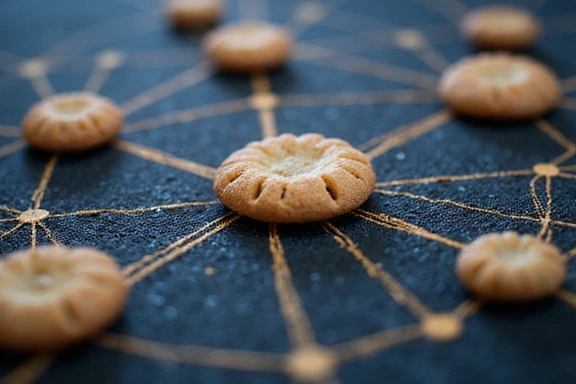 Imagine reprezentativă pentru cookie-uri pe internet